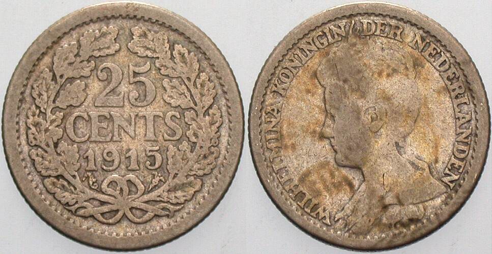 25 Cent 1915 KM 146 Schön - sehr schön