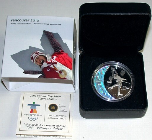 25 Dollar 2008 Polierte Platte im Etui mit Zertifikat