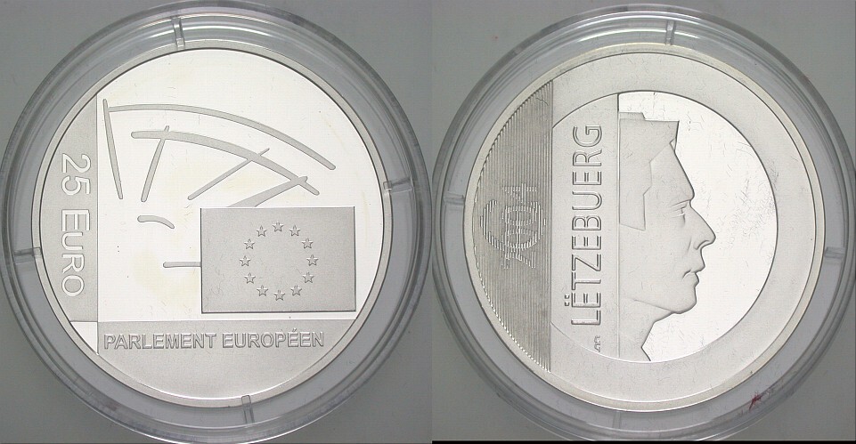 25 Euro 2004 Polierte Platte, verkapselt