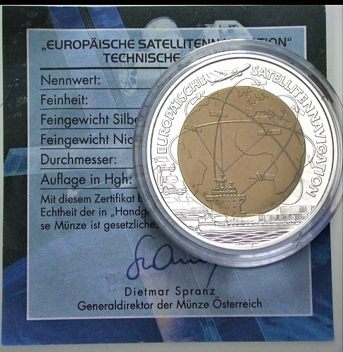 25 Euro 2006 Handgehoben mit Zertifikat