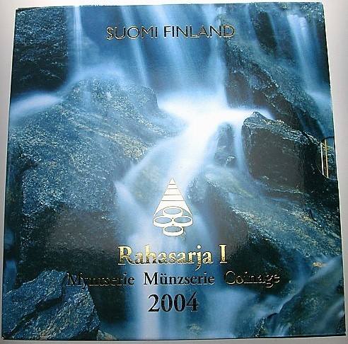 3,88 Euro,Kursmünzensatz 1 Cent-2 Euro 2004 Stempelglanz