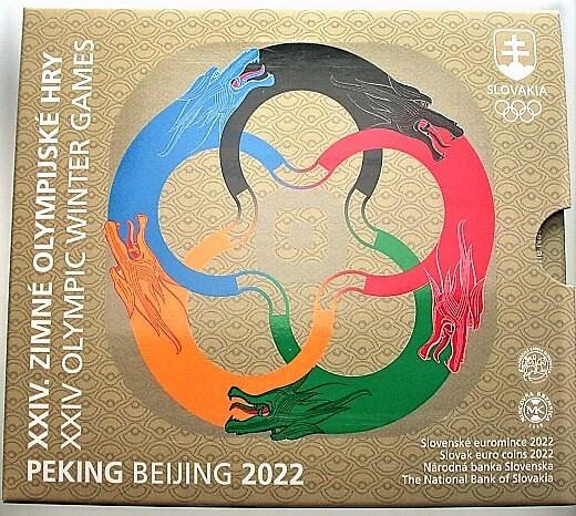 3,88 Euro,Kursmünzensatz 1 Cent-2 Euro 2022  Stempelglanz