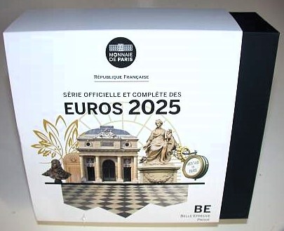 3,88 Euro, Kursmünzensatz 1 Cent-2 Euro 2025 Polierte Platte
