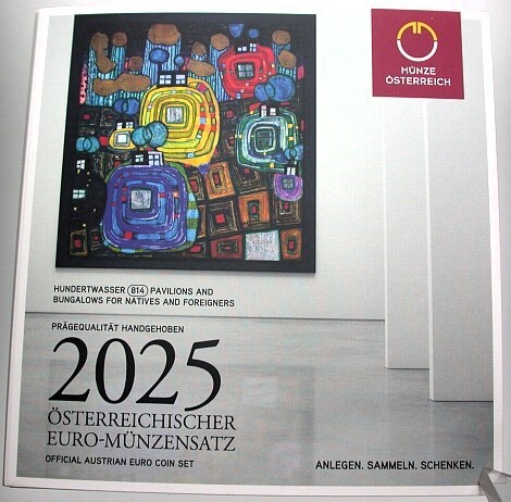 3,88 Euro,Kursmünzensatz 1 Cent-2 Euro 2025  Stempelglanz
