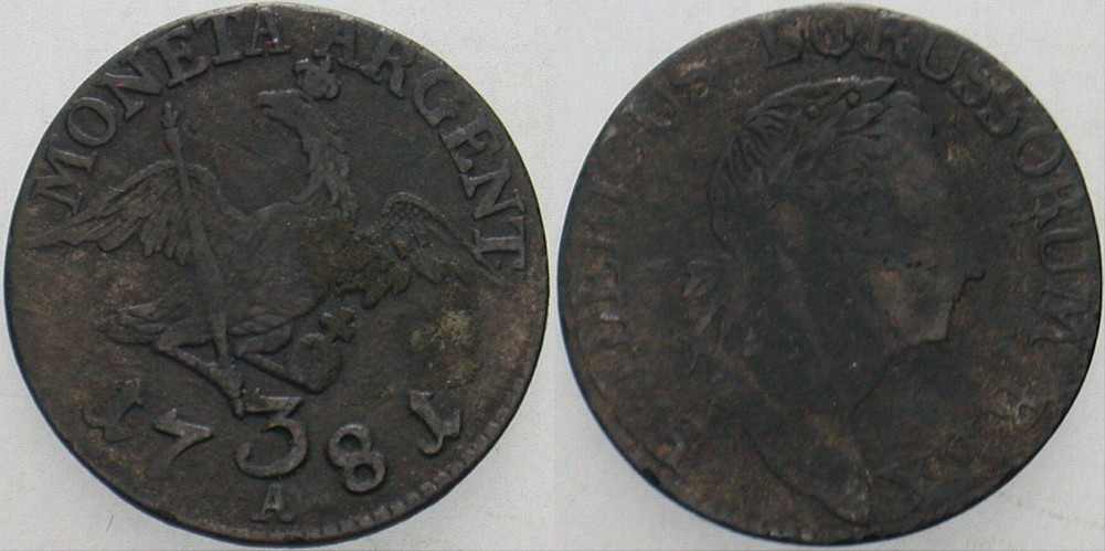 3 Gröscher 1781 Olding 241 b Schön - sehr schön
