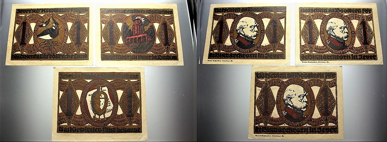 3 x 1 Mark o.D. Grabowski/Mehl 660.1 a Fast kassenfrisch