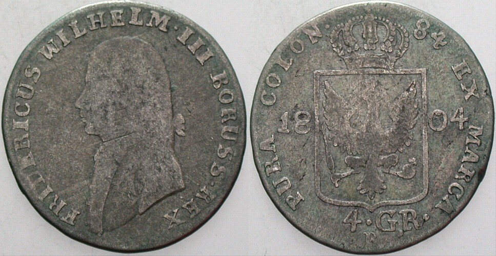 4 Groschen 1804 Jaeger 27 AKS 23 Schön