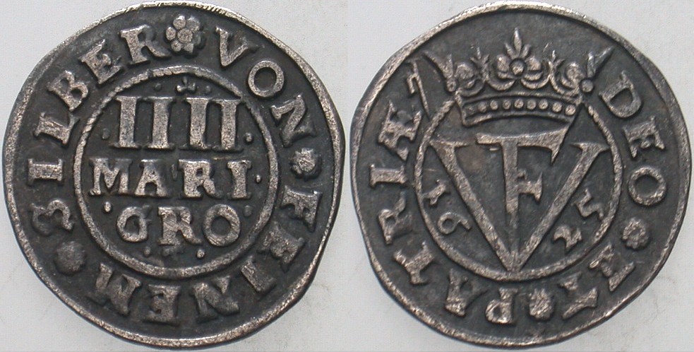 4 Mariengroschen 1625 Welter 1075 Gutes sehr schön