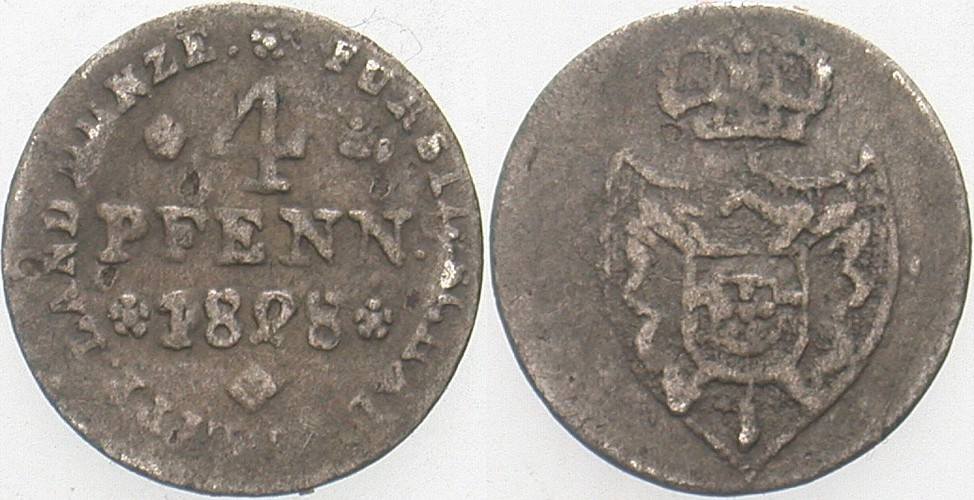 4 Pfennige 1828 Jaeger 2 AKS 12 Fast sehr schön
