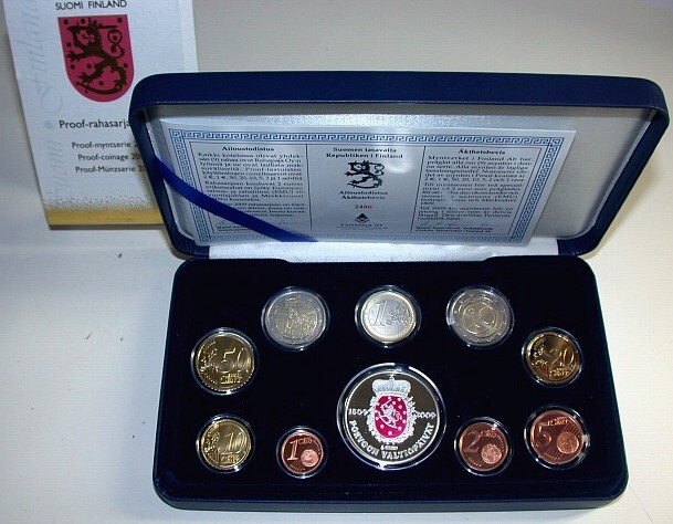 5,88 Euro,Kursmünzensatz 1 Cent-2 Euro 2009 Polierte Platte