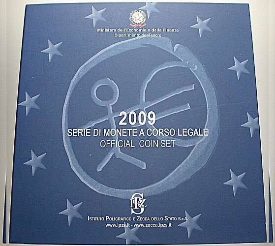 5,88 Euro,Kursmünzensatz 1 Cent-2 Euro 2009  Stempelglanz