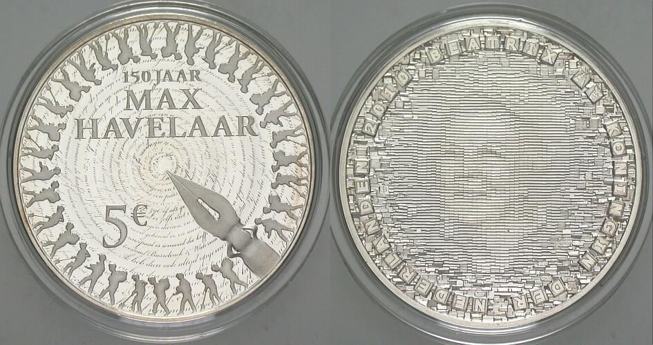 5 Euro 2010  Polierte Platte, verkapselt