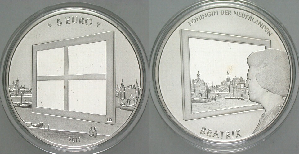 5 Euro 2011 Polierte Platte, verkapselt