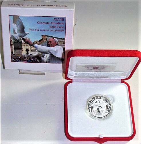 5 Euro 2015 Polierte Platte im Etui mit Zertifikat