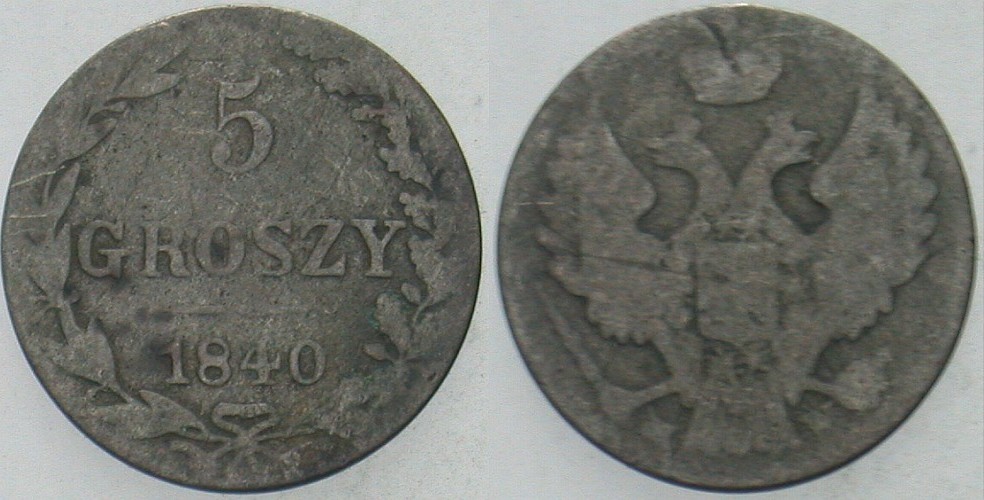 5 Groszy 1840 Bitkin 1192 Schön - sehr schön