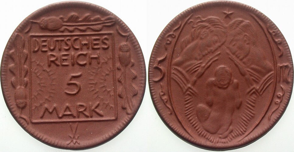 5 Mark 1920 J.N. 52 Vorzüglich