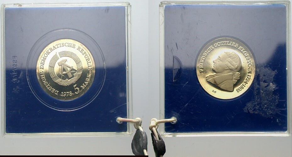 5 Mark 1978 J. 1566 Polierte Platte