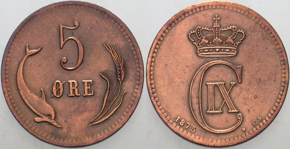 5 Ore 1875 KM. 794.1 Sehr schön