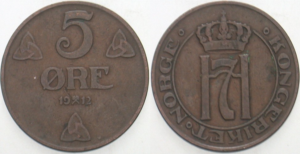 5 Ore 1912 KM 368 Fast sehr schön