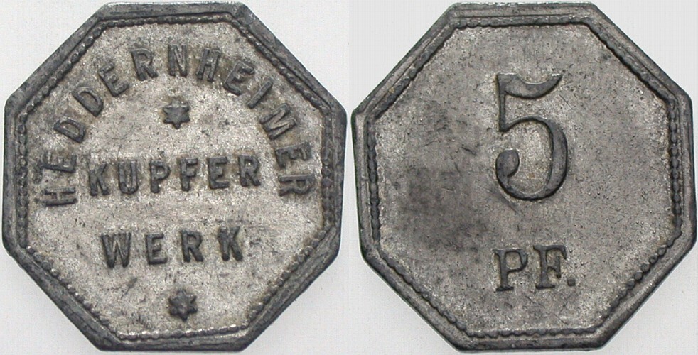 5 Pfennig o.J Menzel 11083.1 Sehr schön