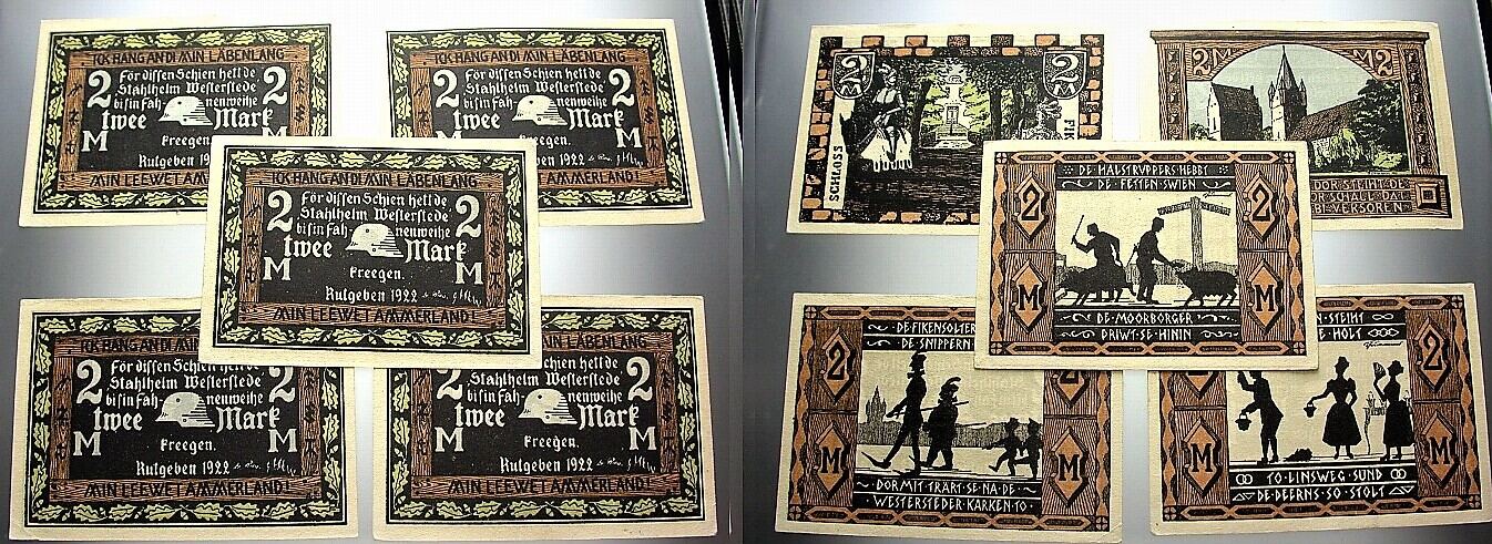 5 x 2 Mark 1922 Grabowski/Mehl 1420.1 Leicht gebraucht