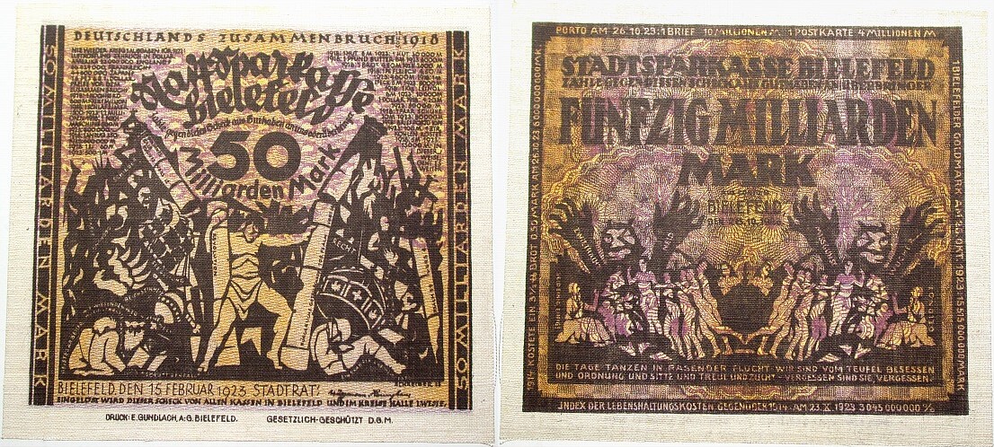 50 Milliarden Mark 15.2.1923 Grabowski 87 Grasser/Pick 40 Kassenfrisch