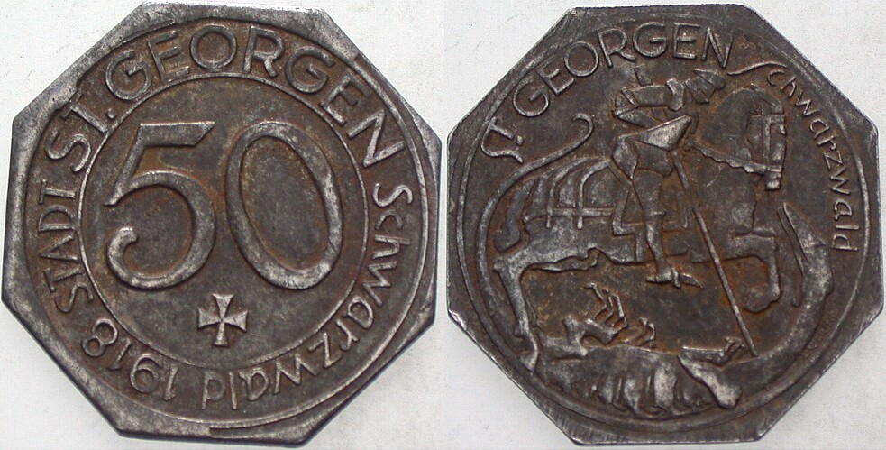 50 Pfennig 1918 Menzel 22434.2 Sehr schön