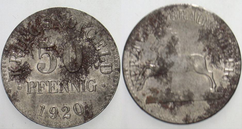 50 Pfennig 1920 J. N.4 Leicht korr., sehr schön