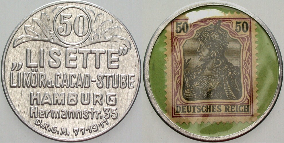 50 Pfennig o.J. Menzel 10588.1 Vorzüglich
