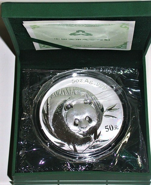 50 Yuan 2003  Polierte Platte im Etiu mit Zertifikat