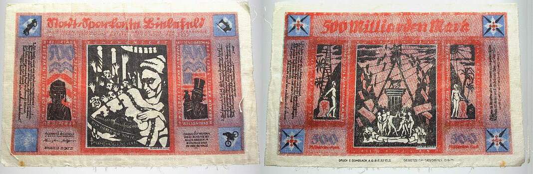 500 Milliarden Mark 21.10.1922 Grabowski 89 Grasser/Pick 42 Stärker gebraucht