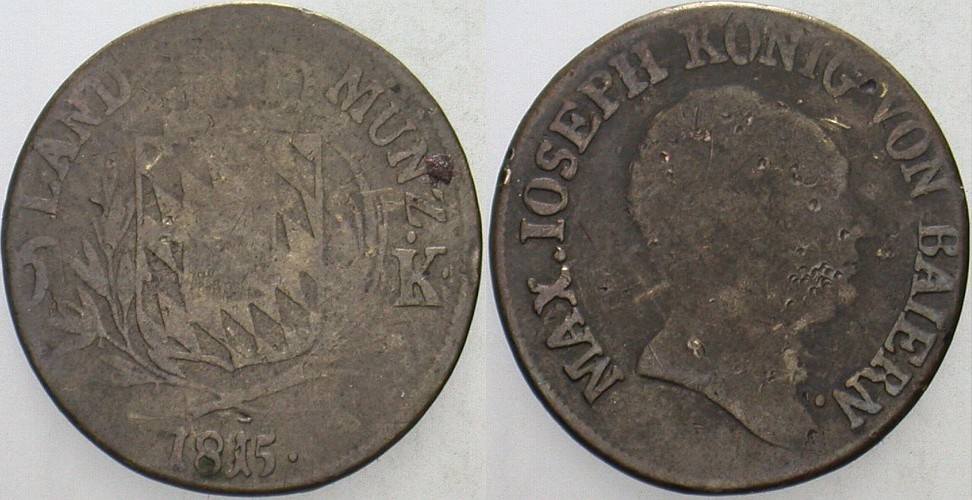 6 Kreuzer 1815 Jaeger 10 AKS 52 Schön - sehr schön