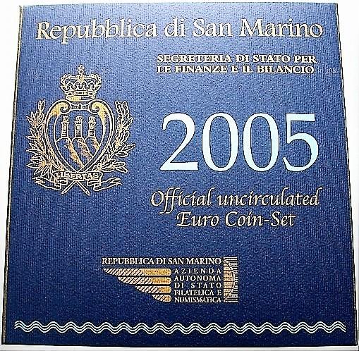 8,88 Euro,Kursmünzensatz 1 Cent-2 Euro 2005 Stempelglanz
