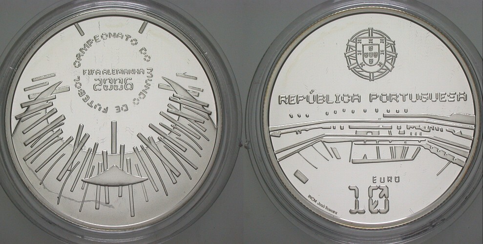 8 Euro 2005 Polieerte Platte, verkapselt