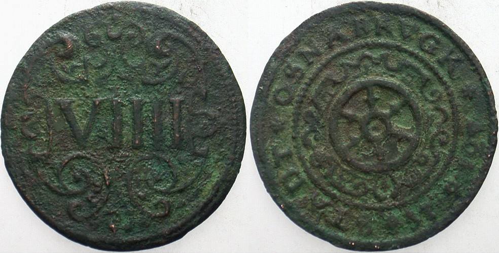 9 Kupferpfennig 1625 Kennepohl 449 Schön - sehr schön