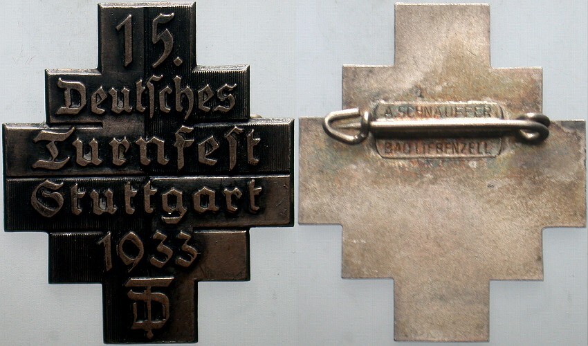 Abzeichen 1933  Leicht gebraucht
