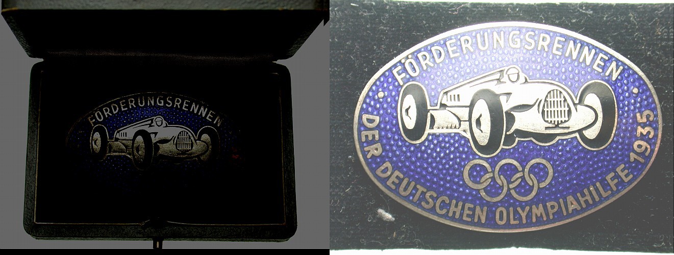 Abzeichen 1935  Vorzüglich im Etui