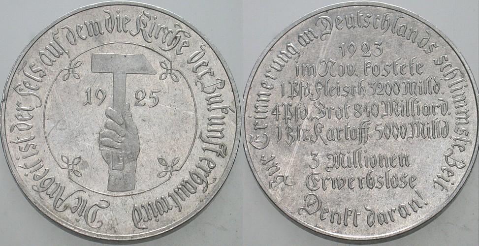 Alumarke 1925 Vorzüglich