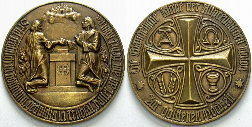 Bronzegussmedaille o.J. Vorzüglich