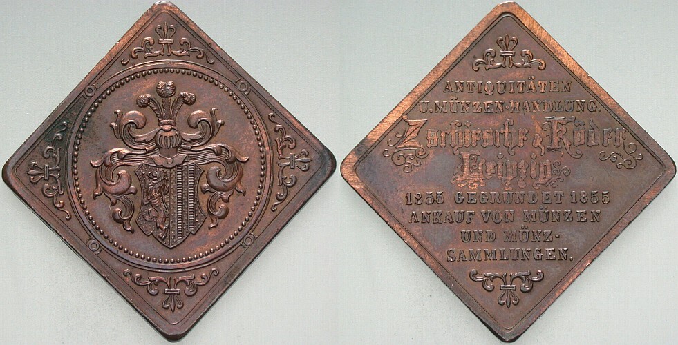 Bronzeklippe 1855 Vorzüglich