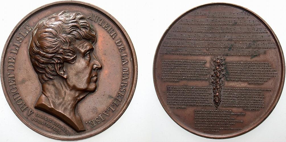 Bronzemedaille 1835 Sehr schön - vorzüglich
