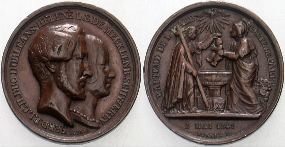 Bronzemedaille 1841 Patina, sehr schön - vorzüglich