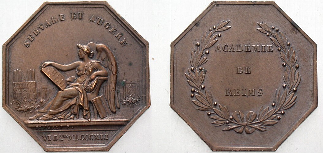 Bronzemedaille 1841 Sehr schön - vorzüglich