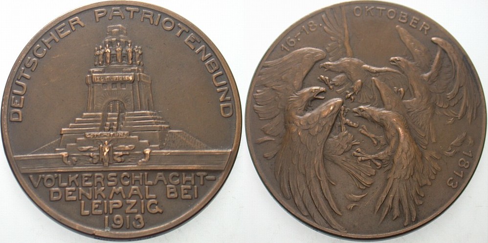 Bronzemedaille 1913  Sehr schön +