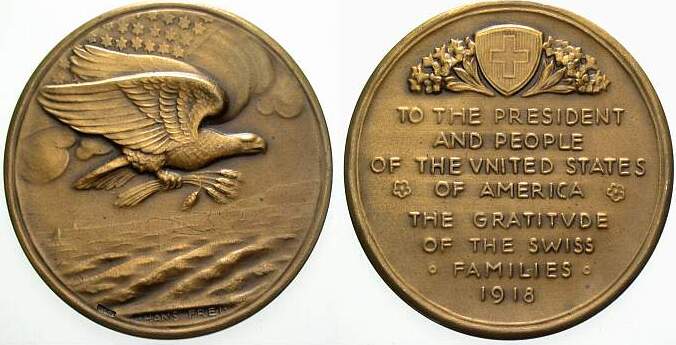 Bronzemedaille 1918 Vorzüglich