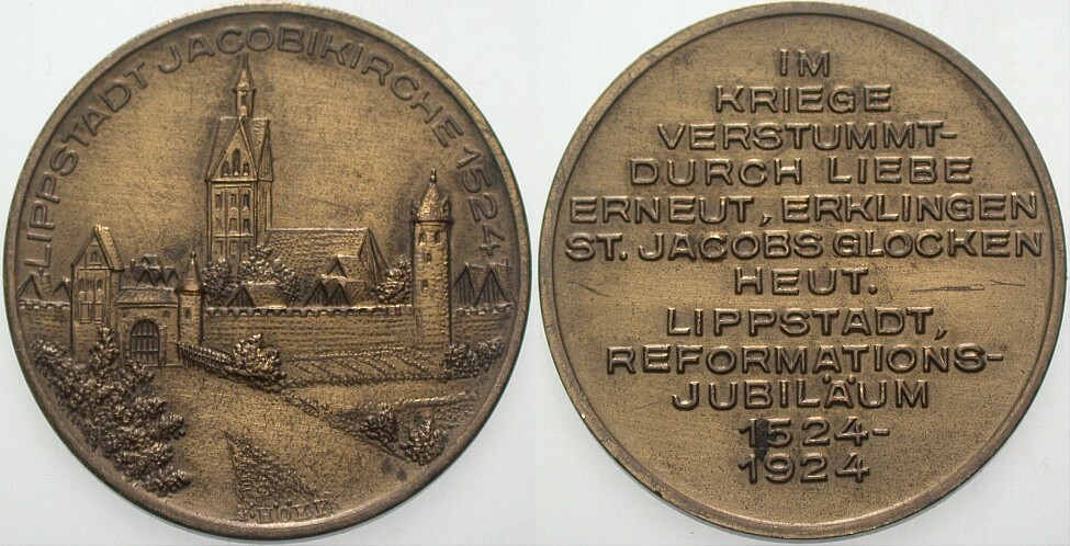 Bronzemedaille 1924  Patina, vorzüglich
