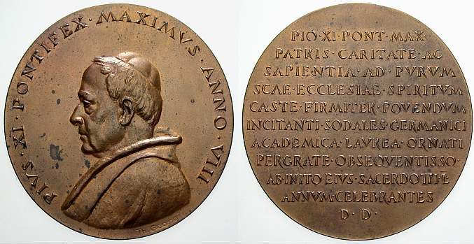 Bronzemedaille 1929 Fleckig, vorzüglich