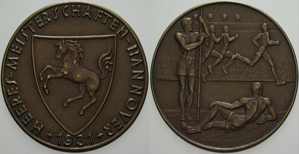Bronzemedaille 1931 Vorzüglich