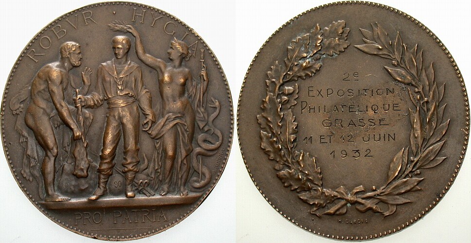 Bronzemedaille 1932 Kl. Rdf., sehr schön - vorzüglich