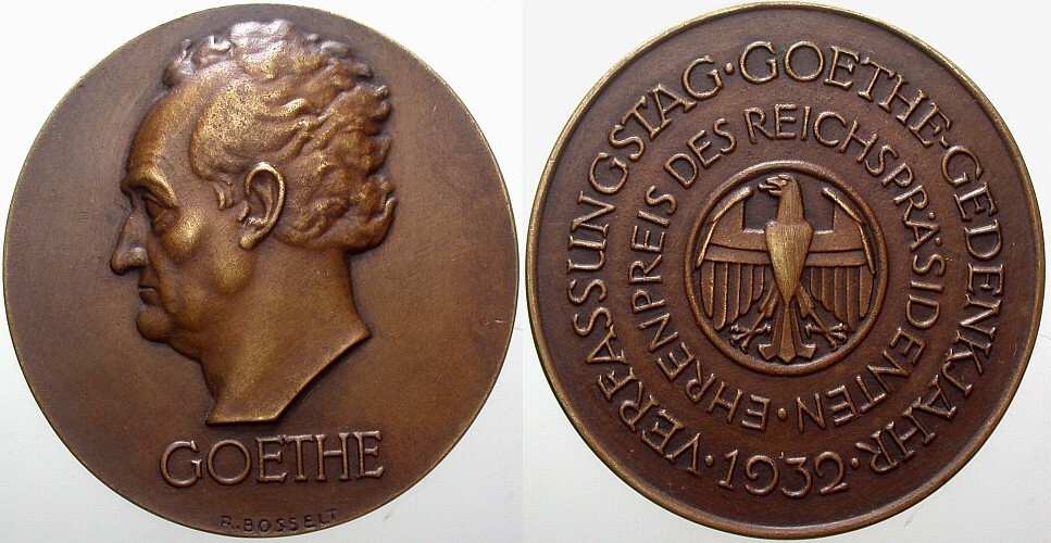 Bronzemedaille 1932 Losse 148 Vorzüglich